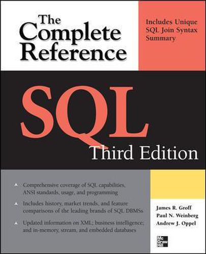 Cover image for SQL The Complete Reference