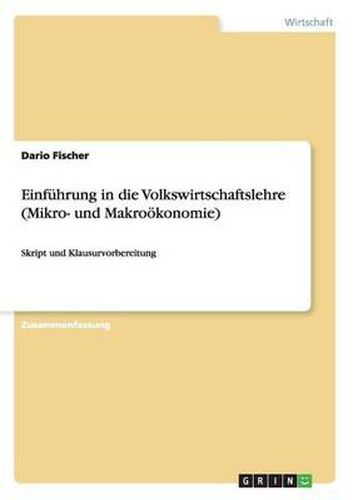 Cover image for Einfuhrung in Die Volkswirtschaftslehre (Mikro- Und Makrookonomie)
