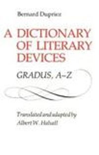 Cover image for A Dictionary of Literary Devices: Gradus, A-Z