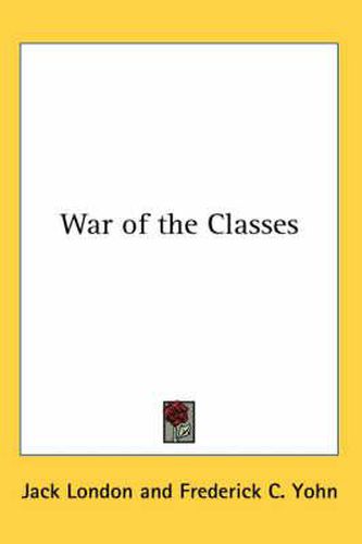 Cover image for War of the Classes