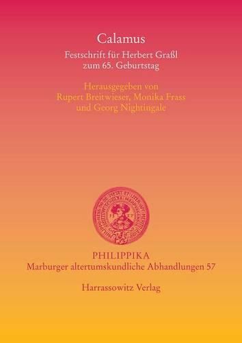 Cover image for Calamus: Festschrift Fur Herbert Grassl Zum 65. Geburtstag