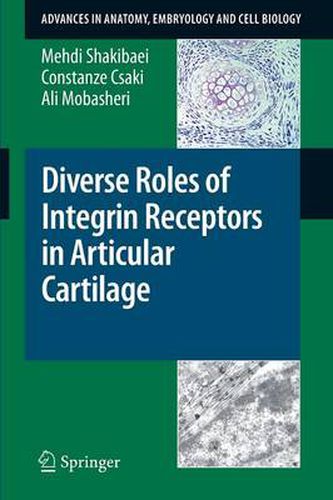 Cover image for Diverse Roles of Integrin Receptors in Articular Cartilage