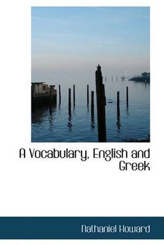 Cover image for A Vocabulary, English and Greek