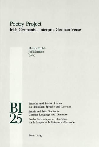 Cover image for Poetry Project: Irish Germanists Interpret German Verse