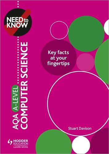 Cover image for Need to Know: AQA A-level Computer Science