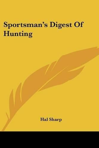 Cover image for Sportsman's Digest of Hunting