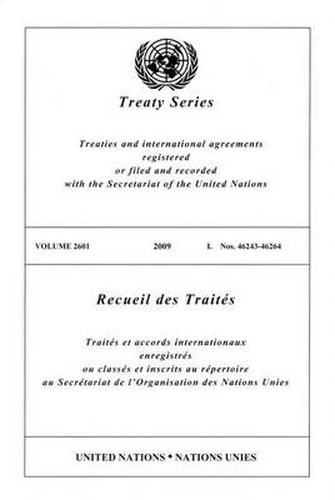 Cover image for Treaty Series 2601