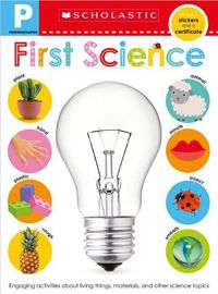 Cover image for Pre-K Skills Workbook: First Science (Scholastic Early Learners)