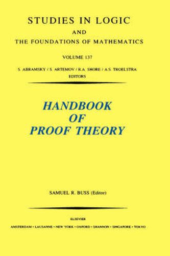 Cover image for Handbook of Proof Theory