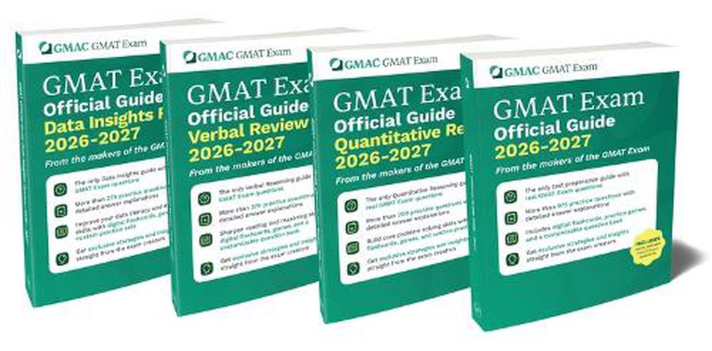 GMAT Official Guide 2026-2027 Bundle, GMAC (Graduate Management ...