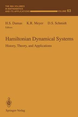 Cover image for Hamiltonian Dynamical Systems: History, Theory, and Applications