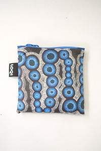 Cover image for Kirsten Nangala Egan Water Dreaming Blue Loqi Bag