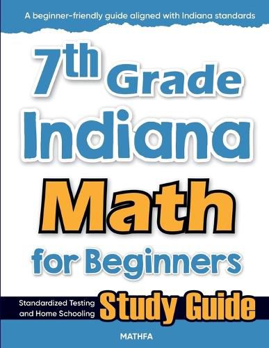 Cover image for 7th Grade Indiana Math for Beginners