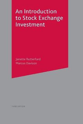 Cover image for An Introduction to Stock Exchange Investment