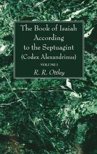 Cover image for The Book of Isaiah According to the Septuagint (Codex Alexandrinus) 2 Volume Set