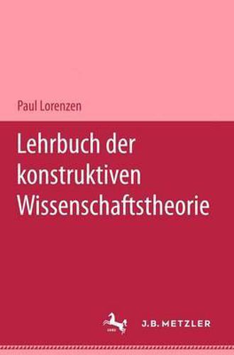 Cover image for Lehrbuch der konstruktiven Wissenschaftstheorie