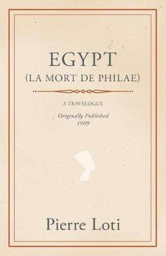 Cover image for Egypt (La Mort De Philae)