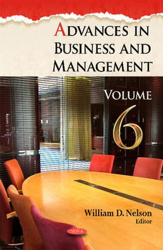 Cover image for Advances in Business & Management: Volume 6