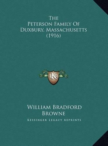 The Peterson Family of Duxbury, Massachusetts (1916)