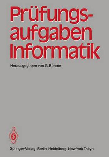 Cover image for Prufungsaufgaben Informatik