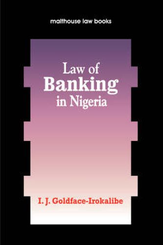 Cover image for Law of Banking Nigeria