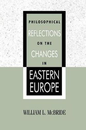 Cover image for Philosophical Reflections on the Changes in Eastern Europe