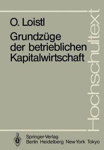 Cover image for Grundzuge der Betrieblichen Kapitalwirtschaft