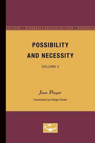 Cover image for Possibility and Necessity: Volume 2