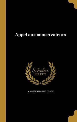 Cover image for Appel aux conservateurs