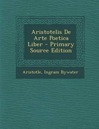 Cover image for Aristotelis de Arte Poetica Liber
