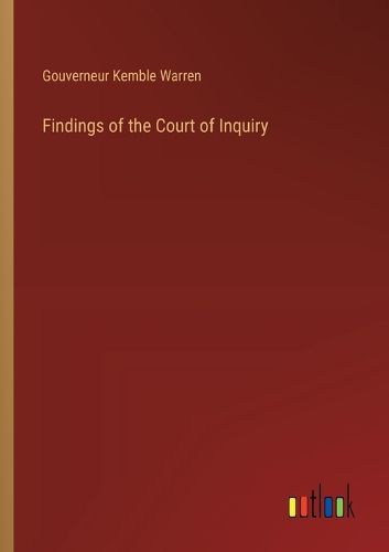 Findings of the Court of Inquiry