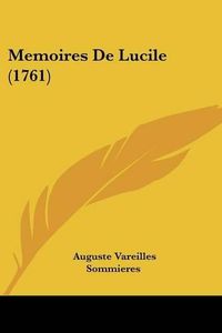 Cover image for Memoires de Lucile (1761)