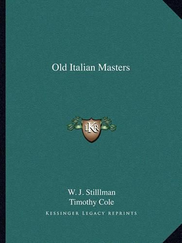 Cover image for Old Italian Masters