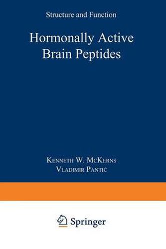 Cover image for Hormonally Active Brain Peptides: Structure and Function