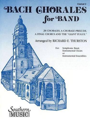 Cover image for Bach Chorales for Band: Clarinet 2