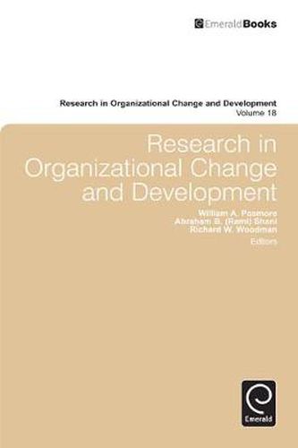 Cover image for Research in Organizational Change and Development