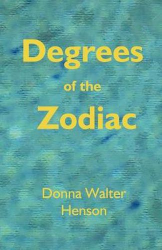 Cover image for Degrees of the Zodiac