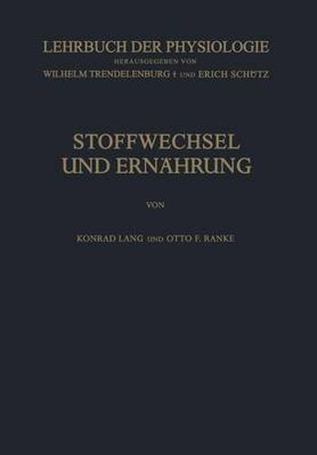 Stoffwechsel und Ernahrung