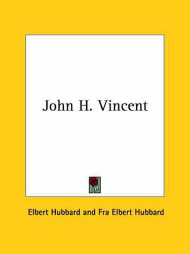 Cover image for John H. Vincent
