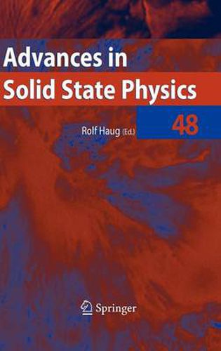 Cover image for Advances in Solid State Physics 48