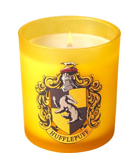 Cover image for Harry Potter: Hufflepuff Scented Glass Candle (8 oz)