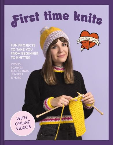 Cover image for First Time Knits: Fun Projects to Take You from Beginner to Knitter