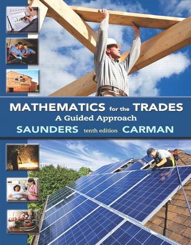 Cover image for Mathematics for the Trades: A Guided Approach