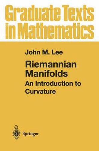 Cover image for Riemannian Manifolds: An Introduction to Curvature