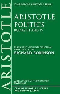 Cover image for Politics: Books III and IV