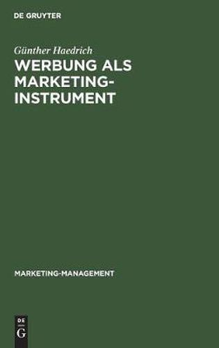 Cover image for Werbung als Marketinginstrument