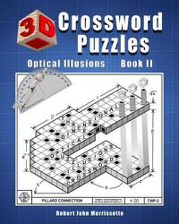 Cover image for 3D Crossword Puzzles: Optical Illusions Book II