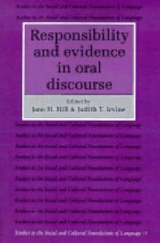 Cover image for Responsibility and Evidence in Oral Discourse