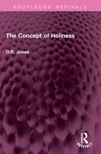 Cover image for The Concept of Holiness