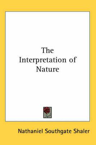 Cover image for The Interpretation of Nature